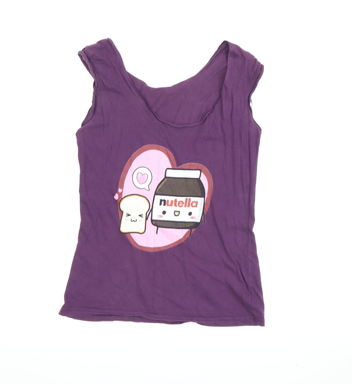 American Apparel Purple Women's Tank Top, Size S, Casual Style