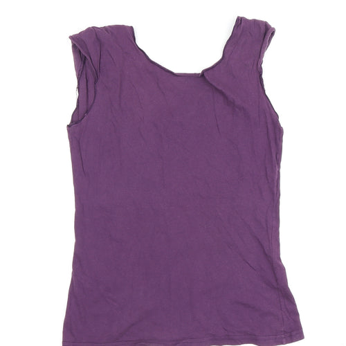 American Apparel Purple Women's Tank Top, Size S, Casual Style