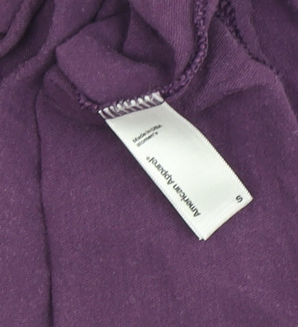 American Apparel Purple Women's Tank Top, Size S, Casual Style