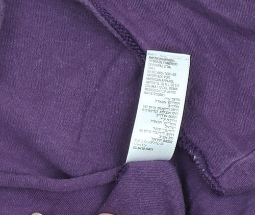 American Apparel Purple Women's Tank Top, Size S, Casual Style