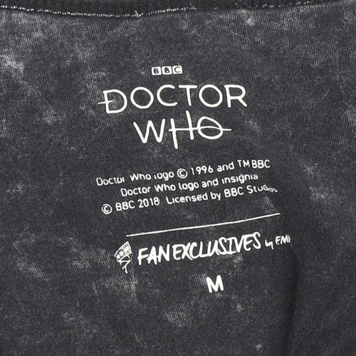 Doctor Who Unisex Grey Camisole Tank - Medium, Geek Chic