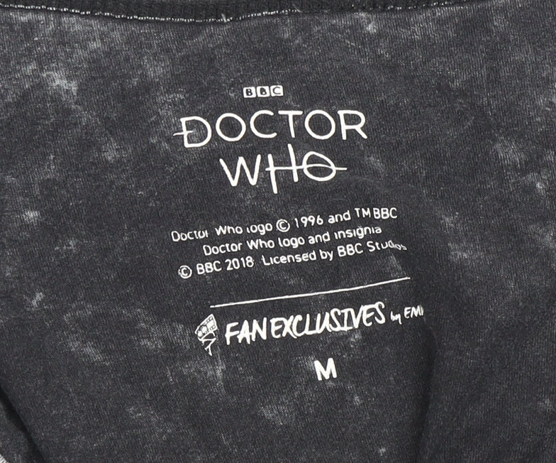 Doctor Who Unisex Grey Camisole Tank - Medium, Geek Chic