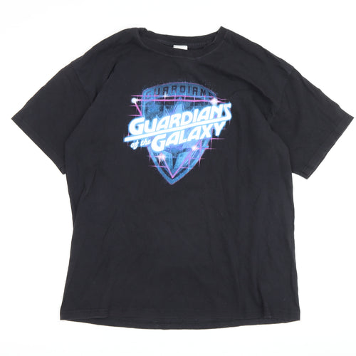 Marvel Guardians of the Galaxy Men's Black T-Shirt L