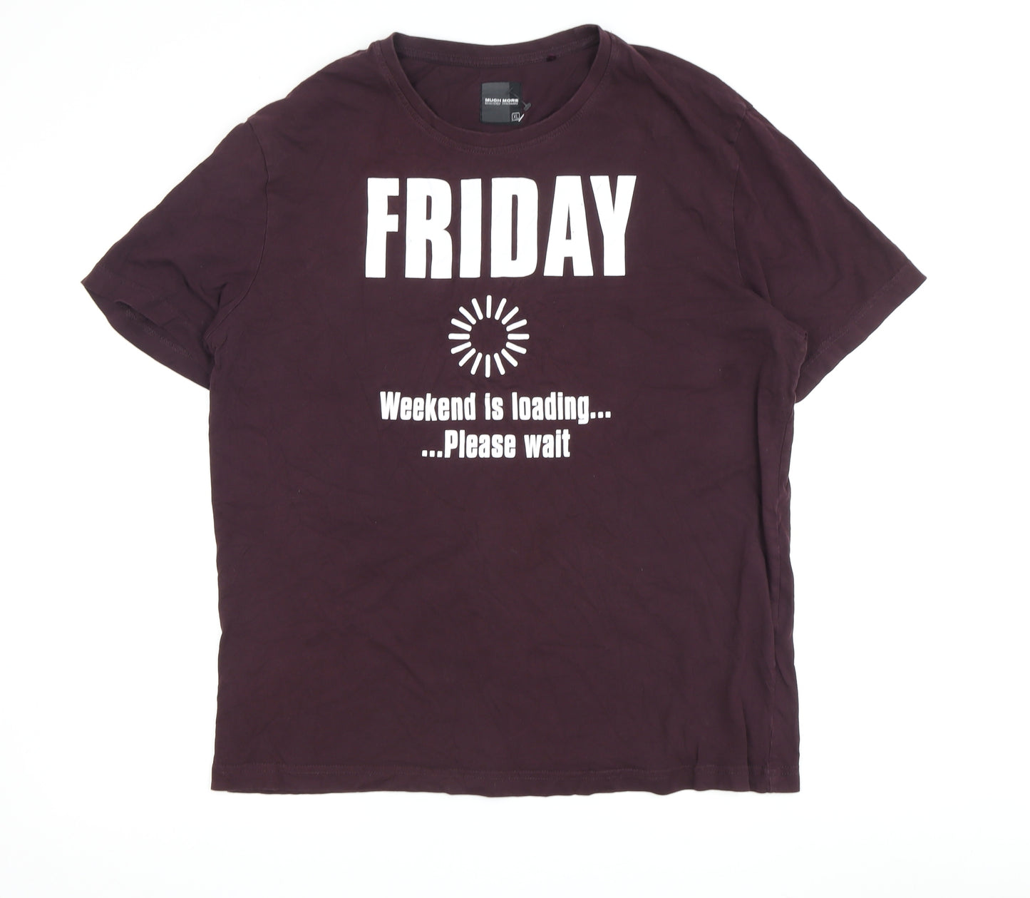 Much More Men's Purple XL Graphic T-Shirt