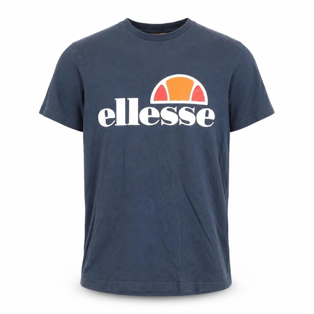 Ellesse Men's Blue T-Shirt, Size S, Crew Neck, Short Sleeve