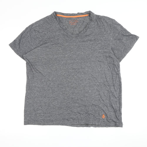 Original Penguin Men's Grey V-Neck T-Shirt M