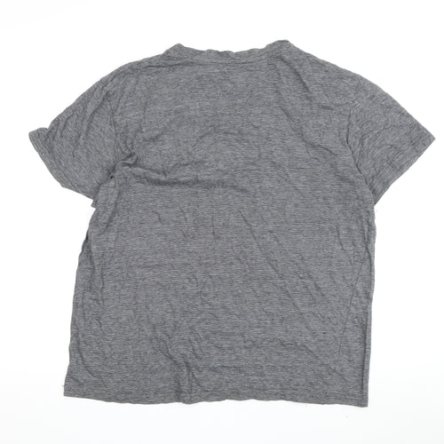 Original Penguin Men's Grey V-Neck T-Shirt M