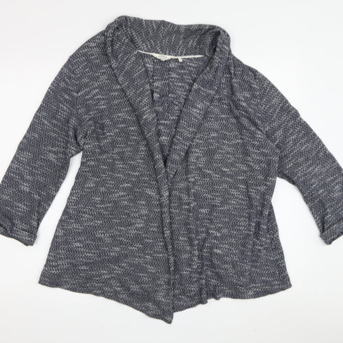 FatFace Women's Blue Knitted Open Cardigan - Size 12