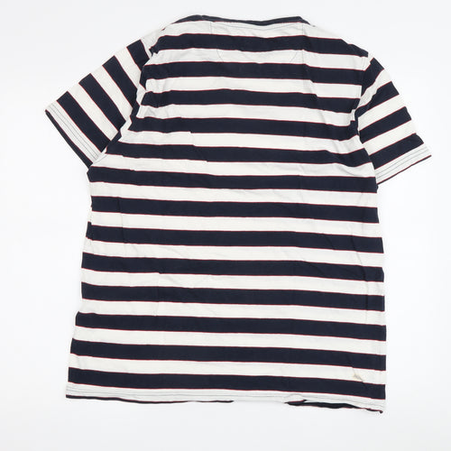 Common People Men's Multicoloured L Striped T-Shirt