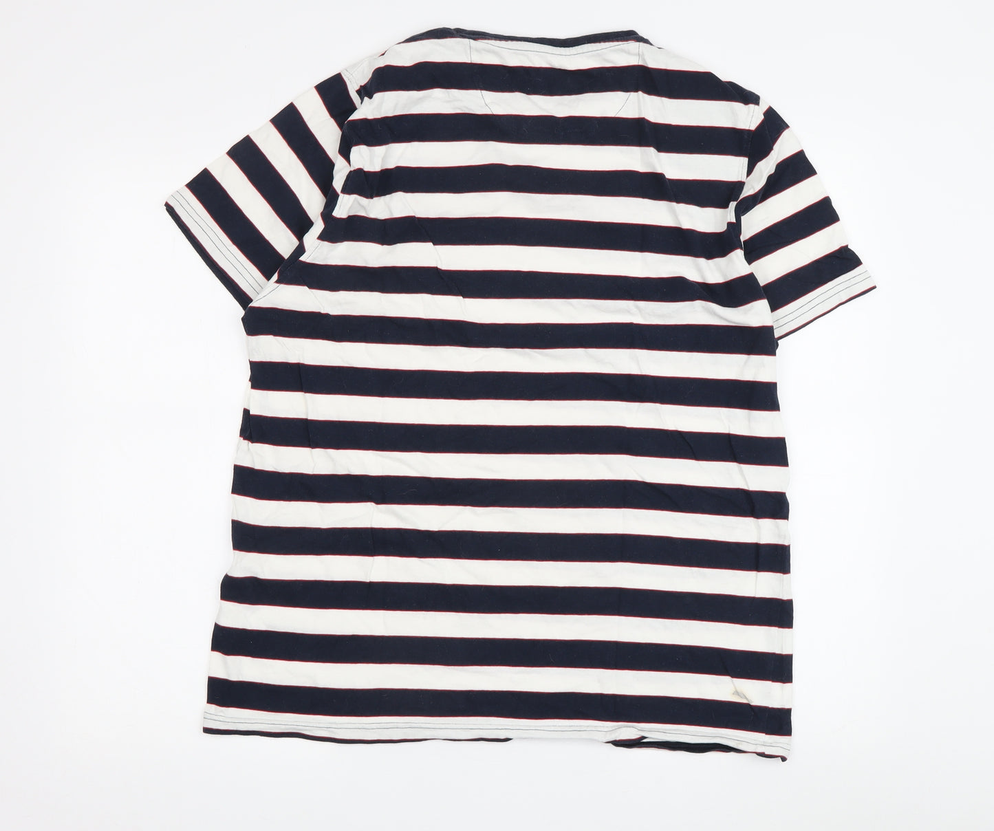 Common People Men's Multicoloured L Striped T-Shirt