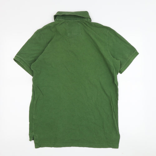 Abercrombie & Fitch Men's Green Polo M Athletic Fit