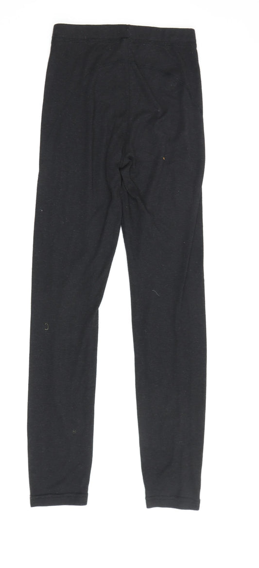 Wedze Women's Black Ankle Leggings Size 12