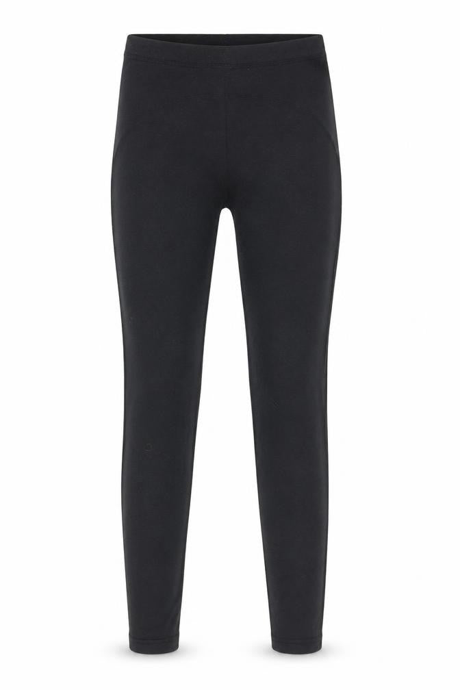 Front view of Wedze Women's Black Ankle Leggings, size 12