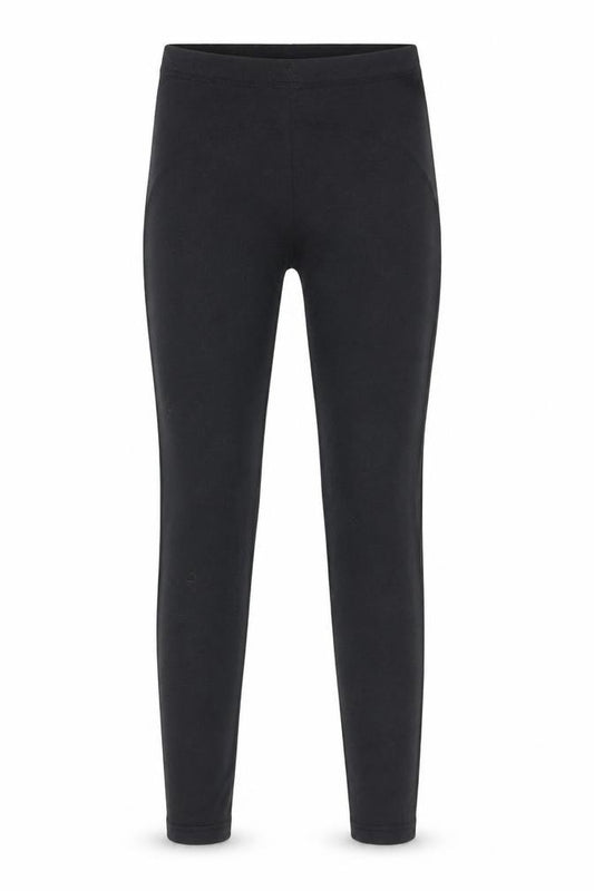 Front view of Wedze Women's Black Ankle Leggings, size 12