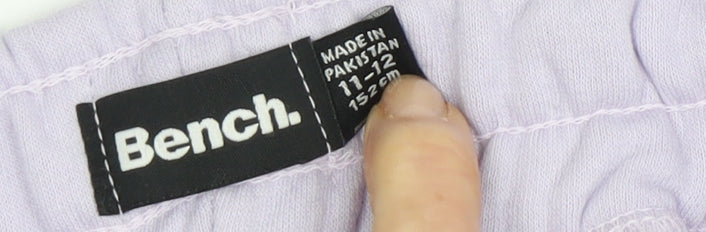 Bench Girls Purple Jogger Trousers 11-12 Years