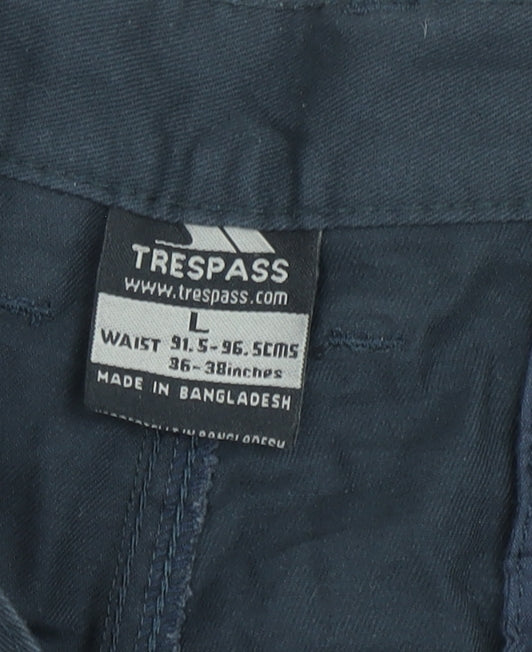 Trespass Men's Black Cargo Shorts L