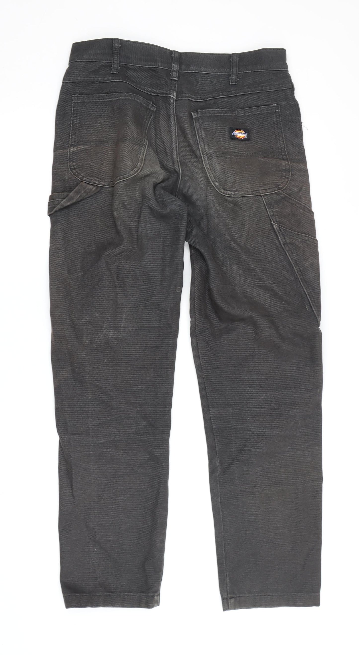 Dickies Mens Black Cargo Trousers, 29 Waist, Regular Fit