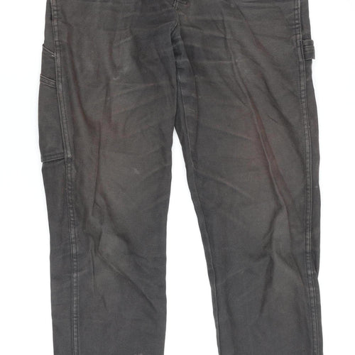 Dickies Mens Black Cargo Trousers, 29 Waist, Regular Fit