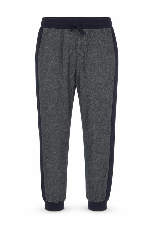 Next Men's Grey Herringbone Lounge Pants Size L