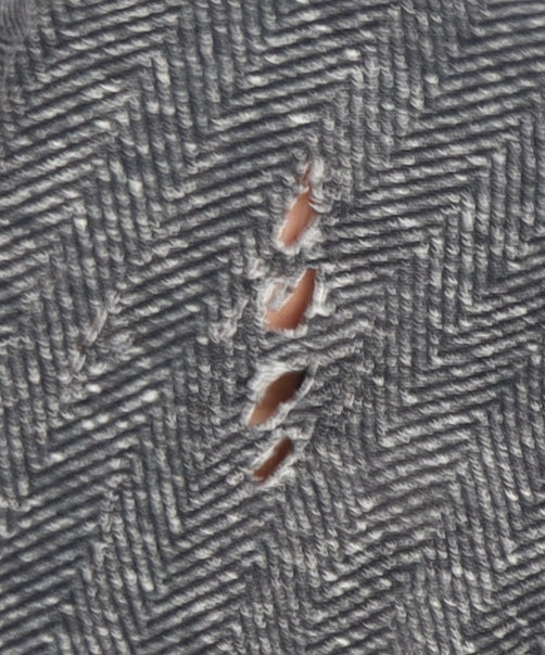 Next Men's Grey Herringbone Lounge Pants Size L