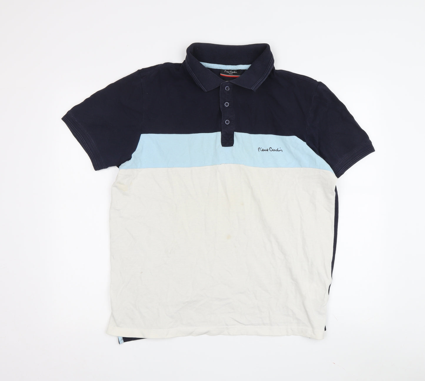 Pierre Cardin Men's Multicoloured Polo Shirt L