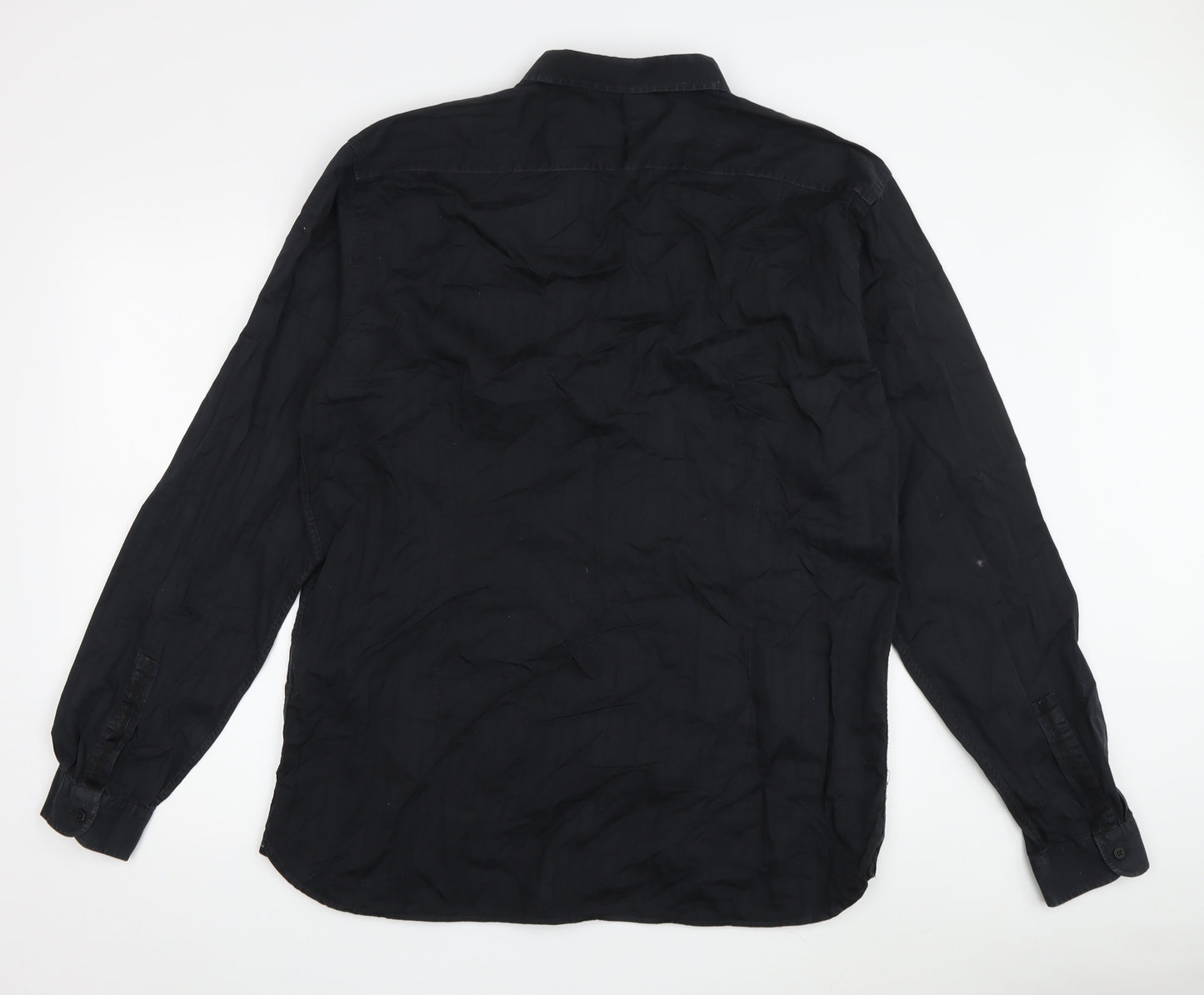 Ted Baker Men's Black Long Sleeve Button-Up Shirt