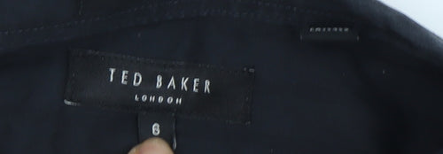 Ted Baker Men's Black Long Sleeve Button-Up Shirt