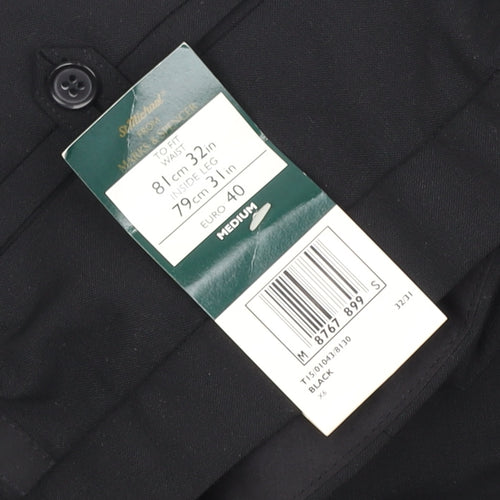 Marks & Spencer Men's Black Dress Pants M