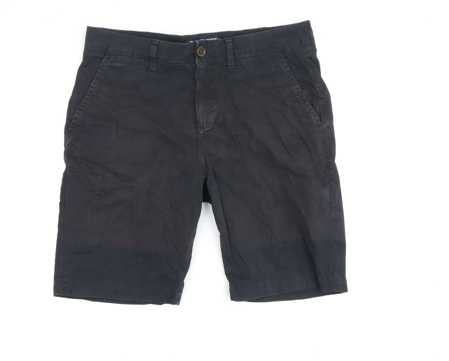 Superdry Men's Black Chino Shorts, Size 32, Casual Wear
