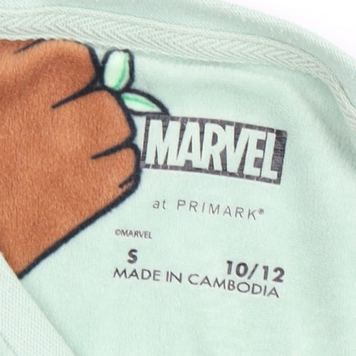 Marvel Women's Green Pyjama Top, Size 10-12, Groot Print