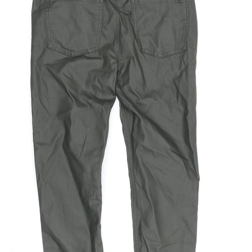 Marks & Spencer Women's Green Skinny Trousers - Size 12