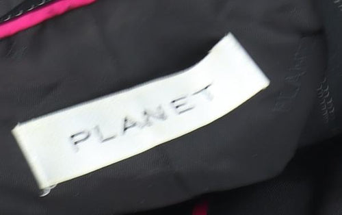 Planet Women's Black Stripe Blazer Size 12 Business Jacket