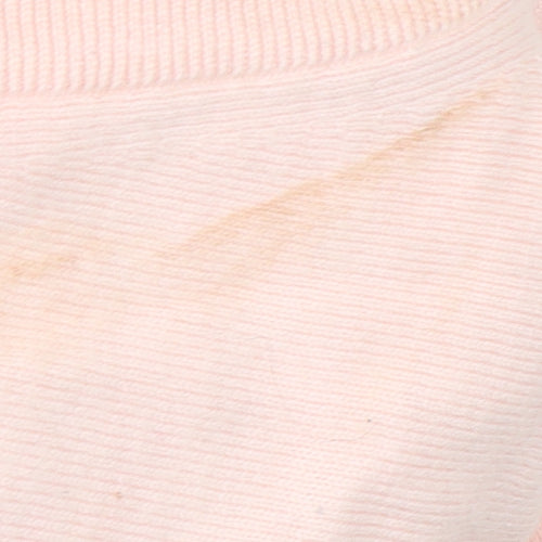 Lacoste Women's Pink V-Neck Pullover Jumper Size 6