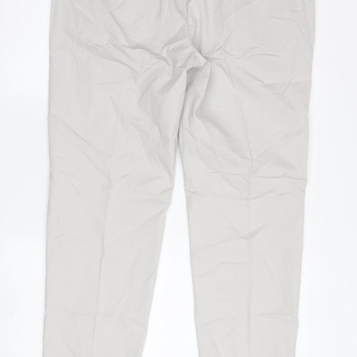 Marks and Spencer Beige Slim Fit Chino Trousers, 34