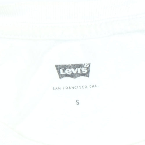 Levi's Men's White Logo T-Shirt Size S
