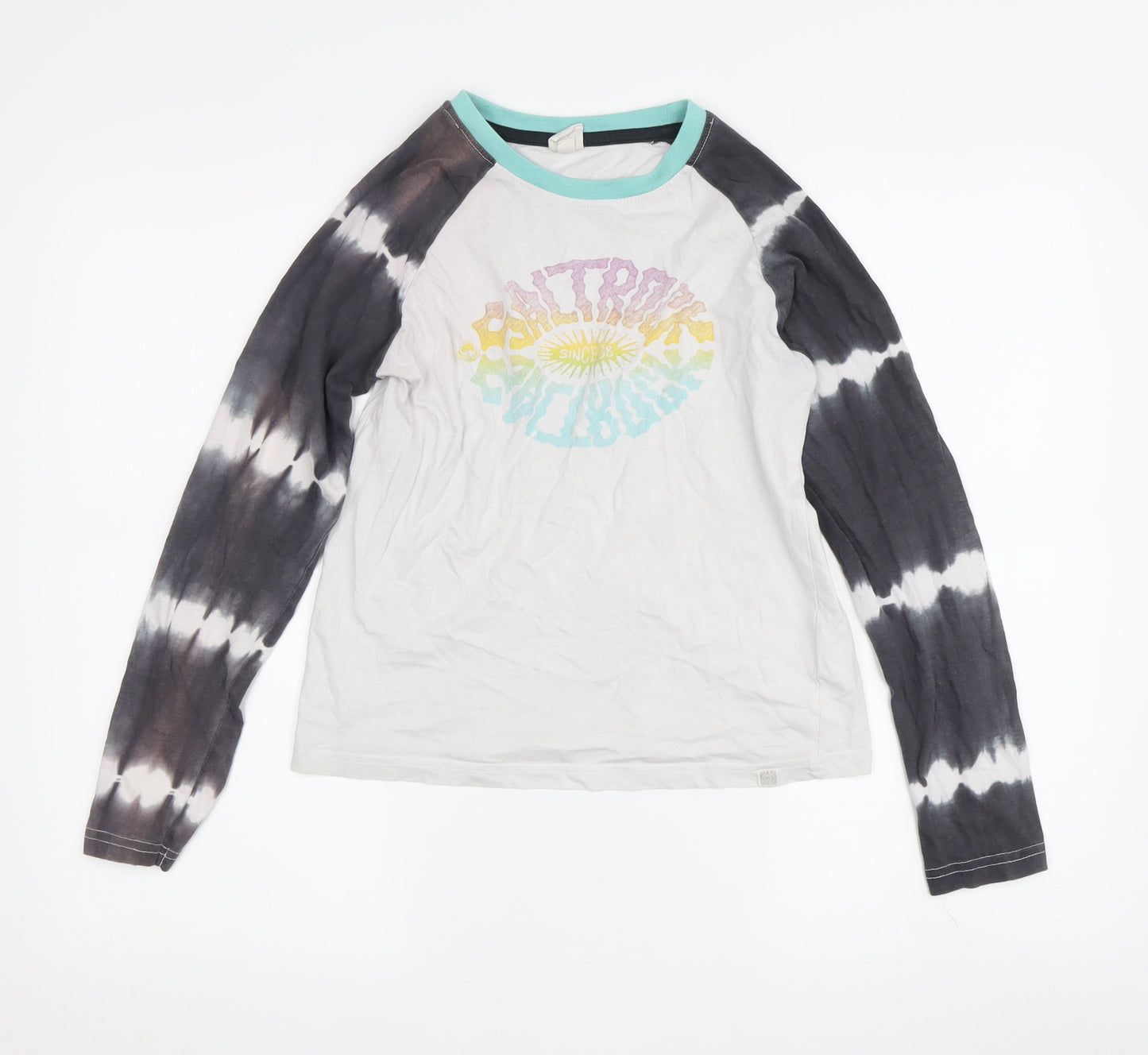 Saltrock Teens Multicoloured Ringer T-Shirt, Size 10