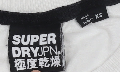 Superdry Men's XS White Graphic Print T-Shirt