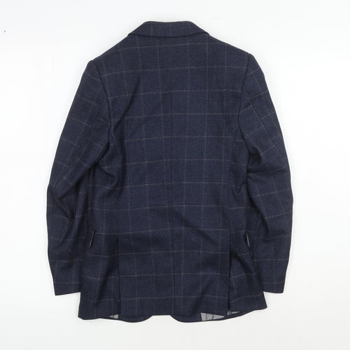 Paisley London Boys Navy Checked Blazer UK 10