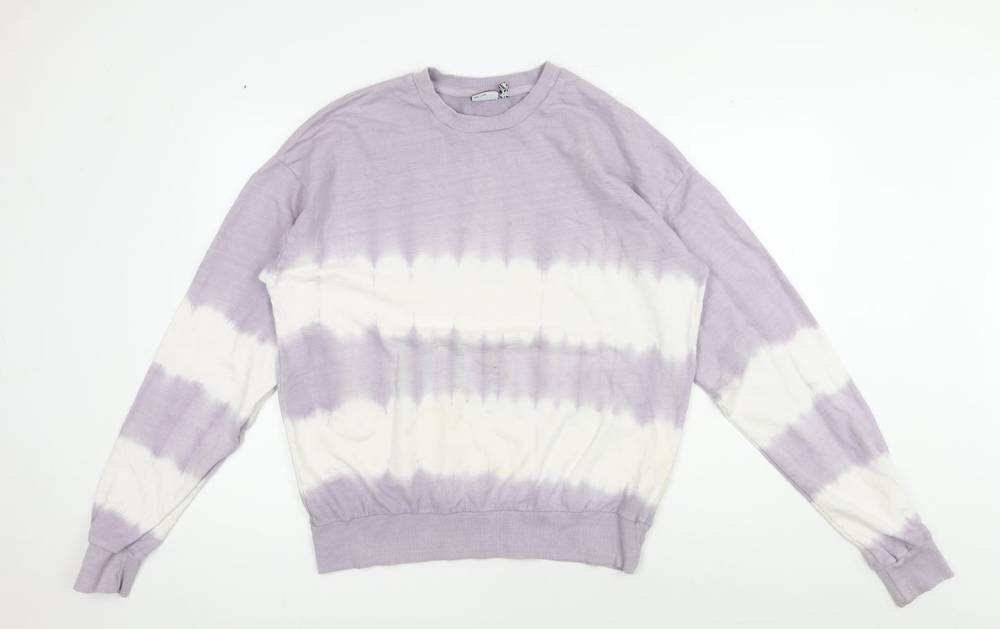 ASOS Women’s Purple Tie-Dye Crew Neck Sweatshirt, Size 12