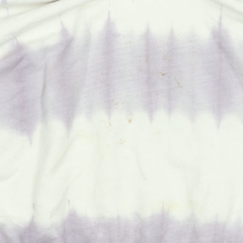 ASOS Women’s Purple Tie-Dye Crew Neck Sweatshirt, Size 12