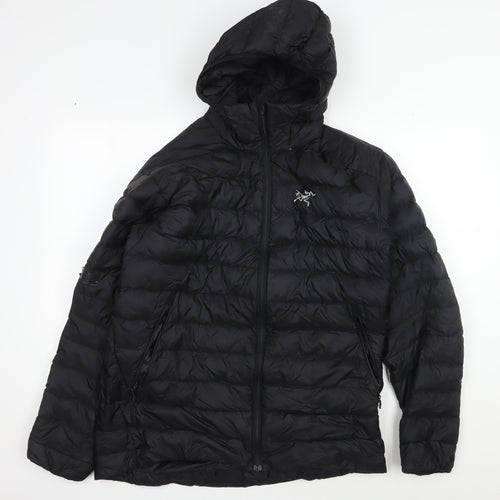 Arc'teryx Men's Black Puffer Jacket L Hooded Winter