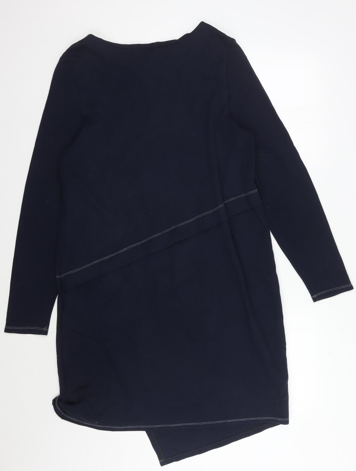 Phase Eight Women's Blue Long Sleeve Jersey Dress