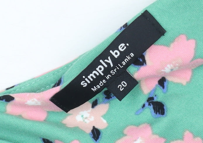 Simply Be Women's Floral A-Line Dress Size 20