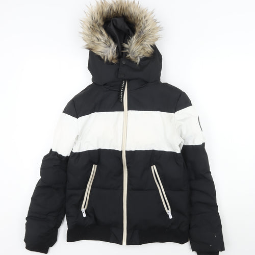 SDNY Women's Black/White Puffer Jacket Size 6