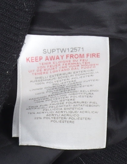 SDNY Women's Black/White Puffer Jacket Size 6