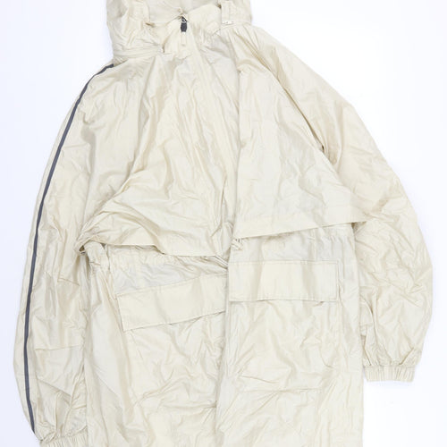 Good Move Women's Beige Long Parka Jacket Size 16