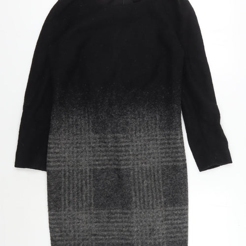 Mango Women's XS Black Grey Sheath Dress