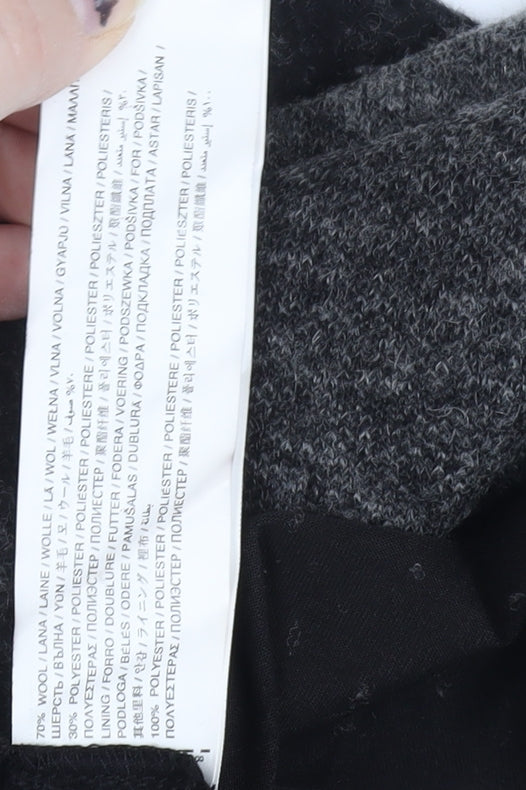 Mango Women's XS Black Grey Sheath Dress