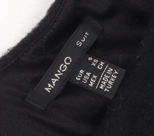 Mango Women's XS Black Grey Sheath Dress