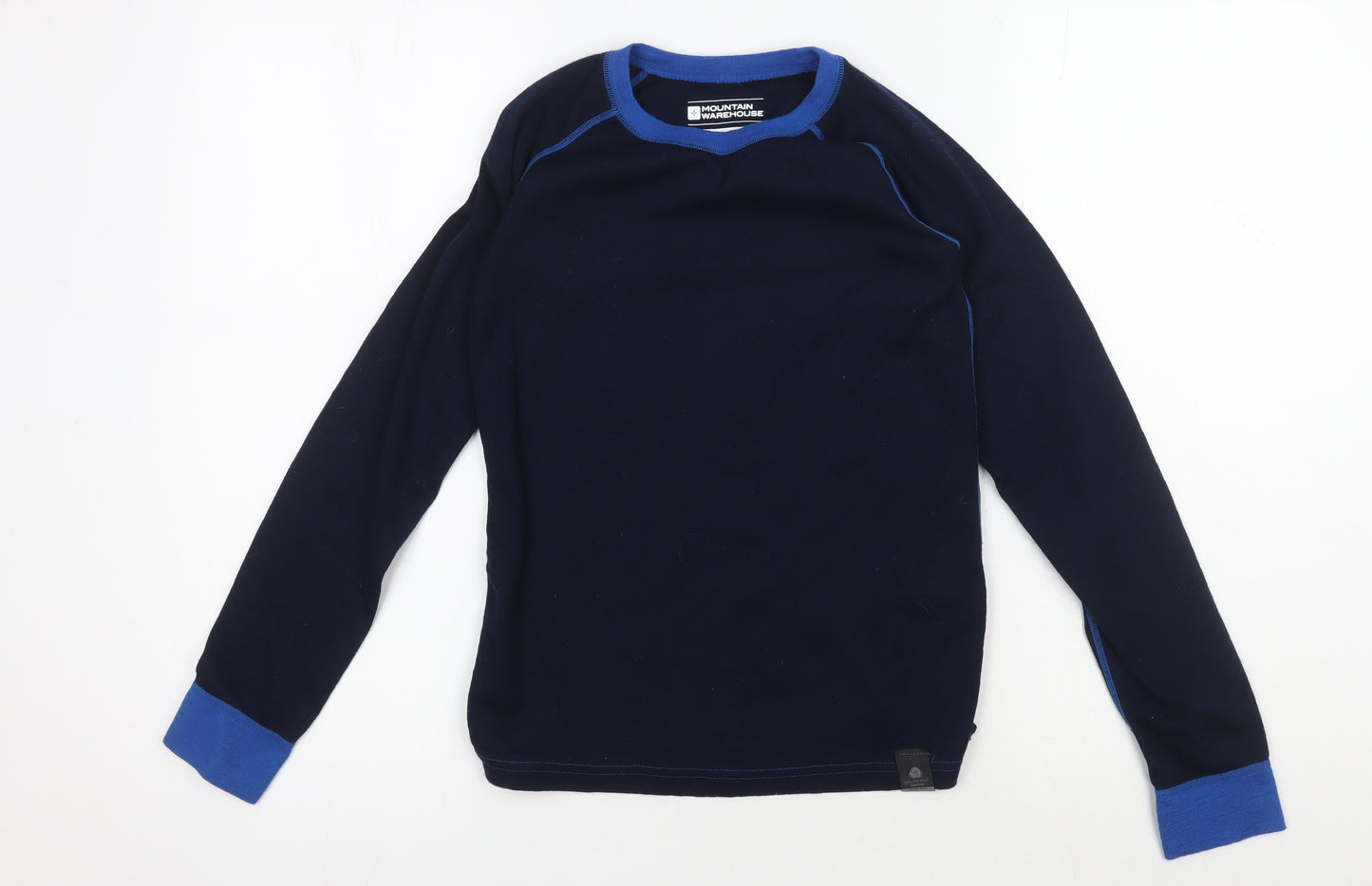 Mountain Warehouse Boys Blue Merino Wool Pullover 11-12 Years